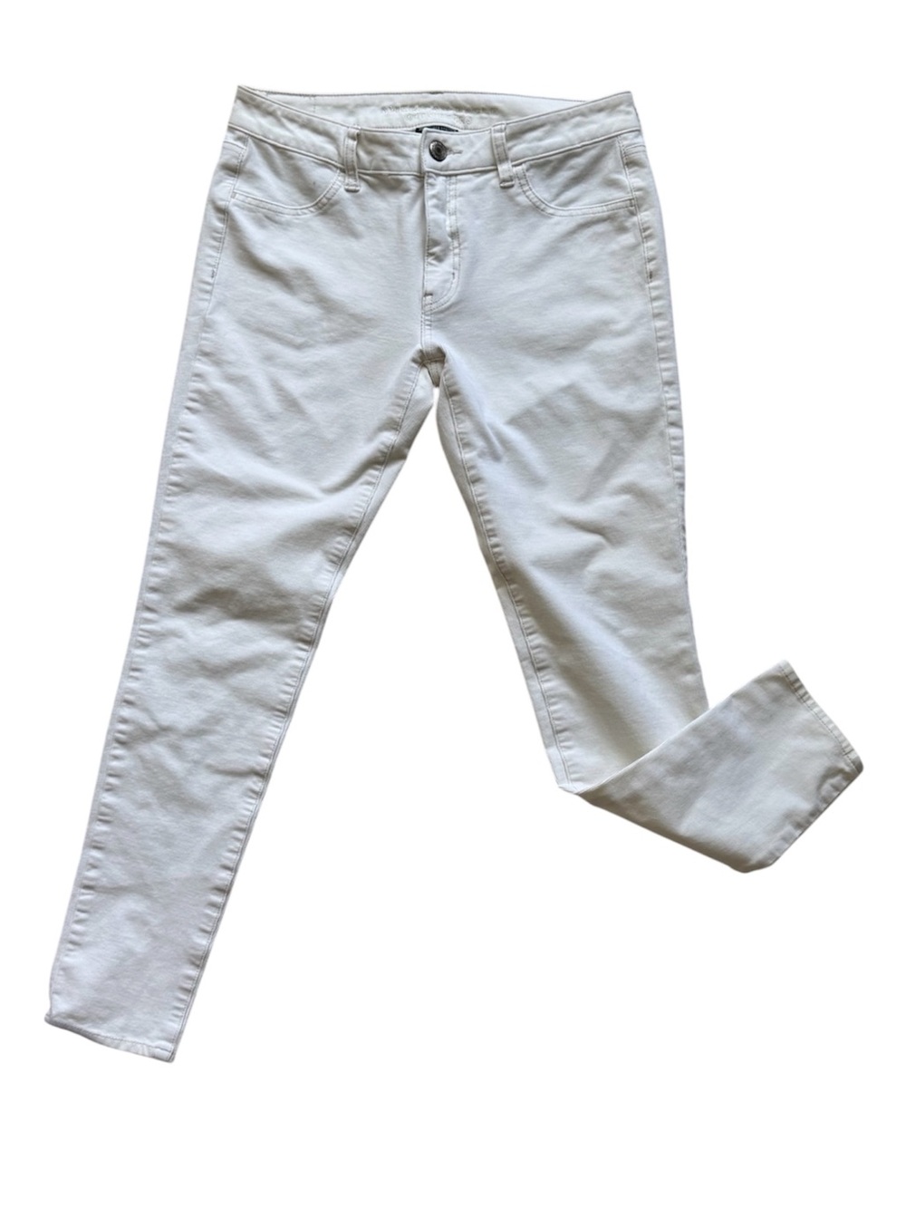 American Eagle Outfitters White Corduroy Skinny Jegging Pants